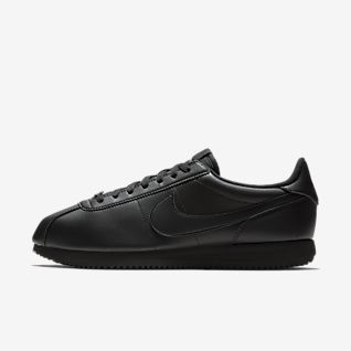 black leather cortez shoes