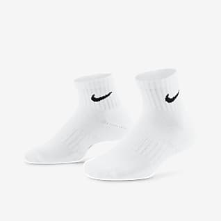 white nike short socks