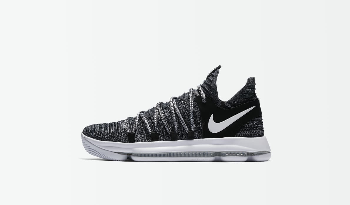 nike kds black and white