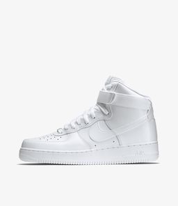 white nike high tops air force ones