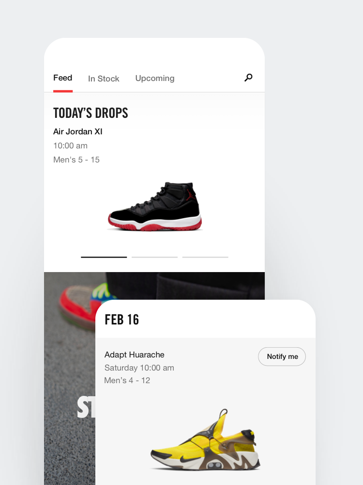 Приложение Nike Snkrs . Nike RU