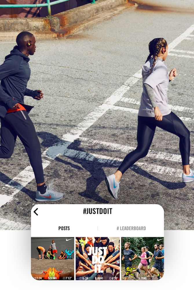 Nike Run Club應用程式。Nike TW