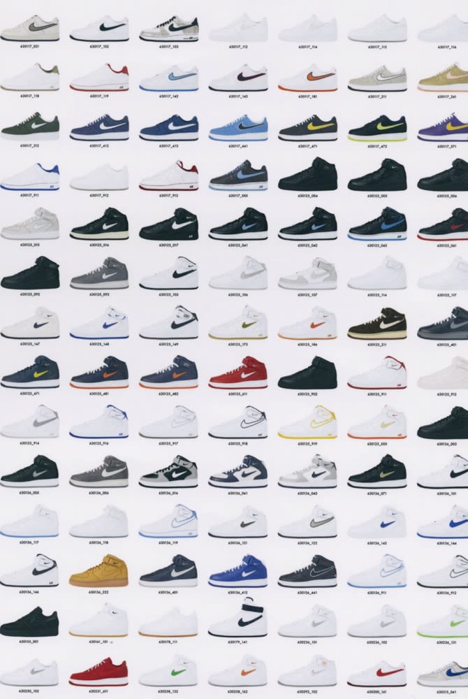all types of nike air force 1