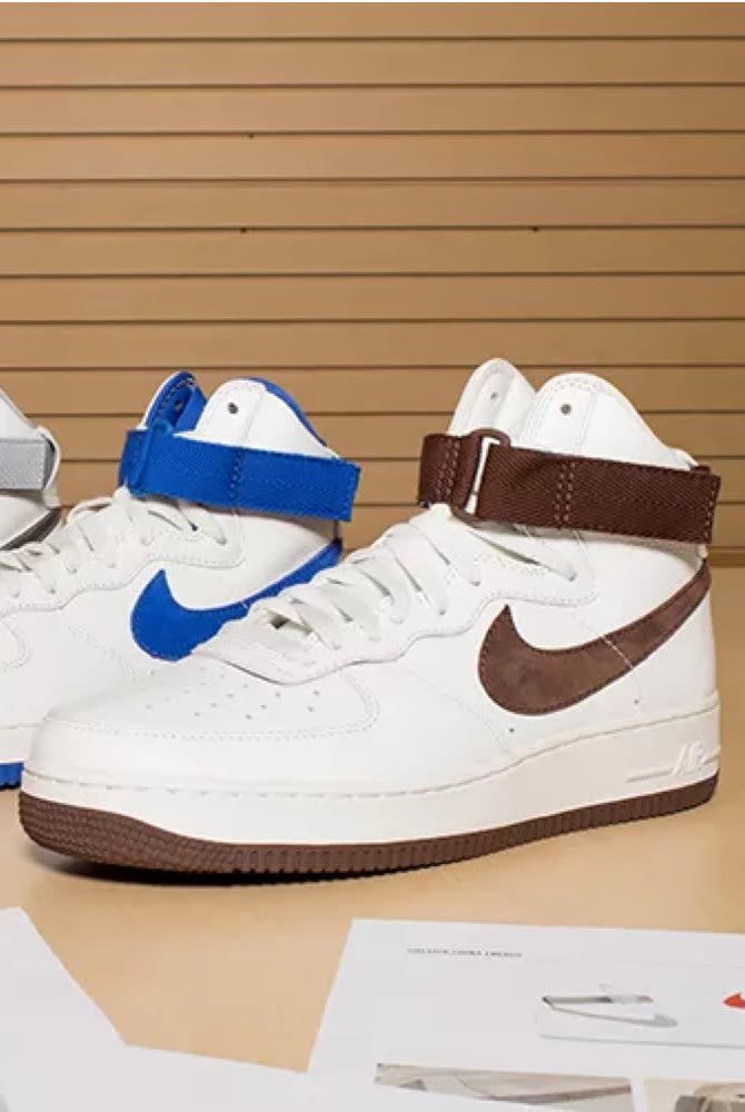 nike air force one white and blue