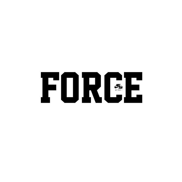 air force logo negro