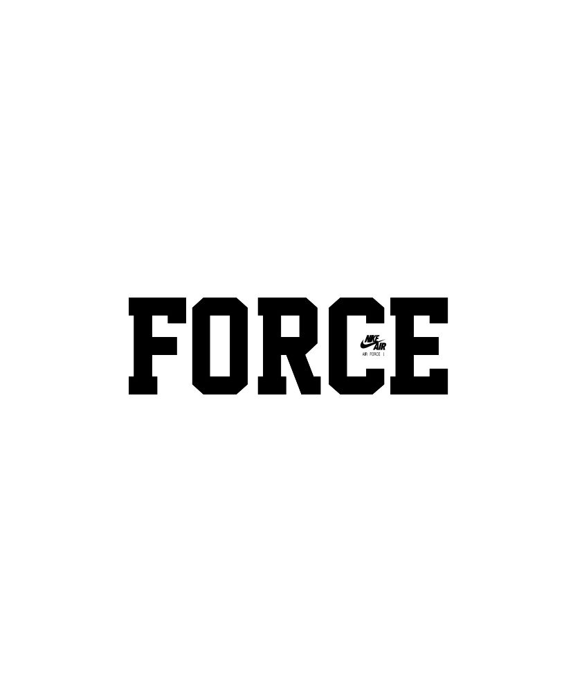 nike air force 1 logo white