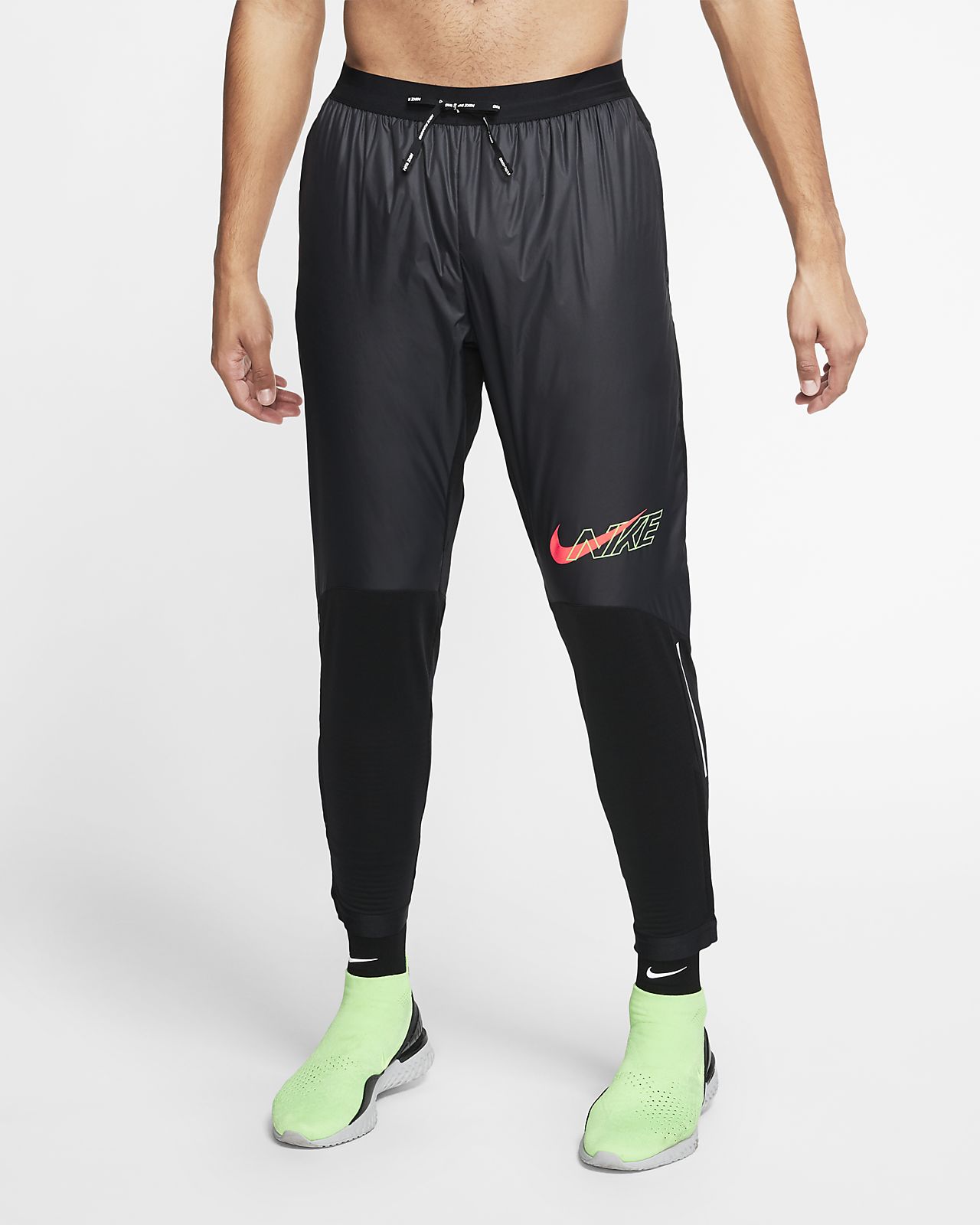 nike phenom woven running trousers blackout