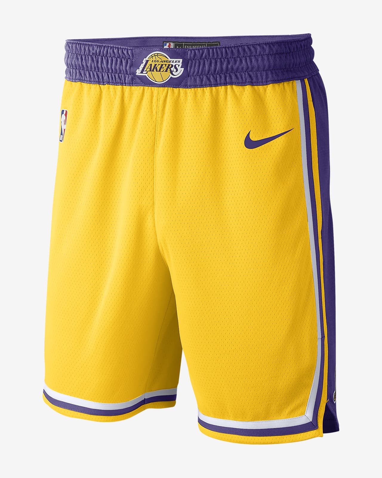 Los Angeles Lakers Icon Edition Men's Nike NBA Swingman Shorts. Nike HR