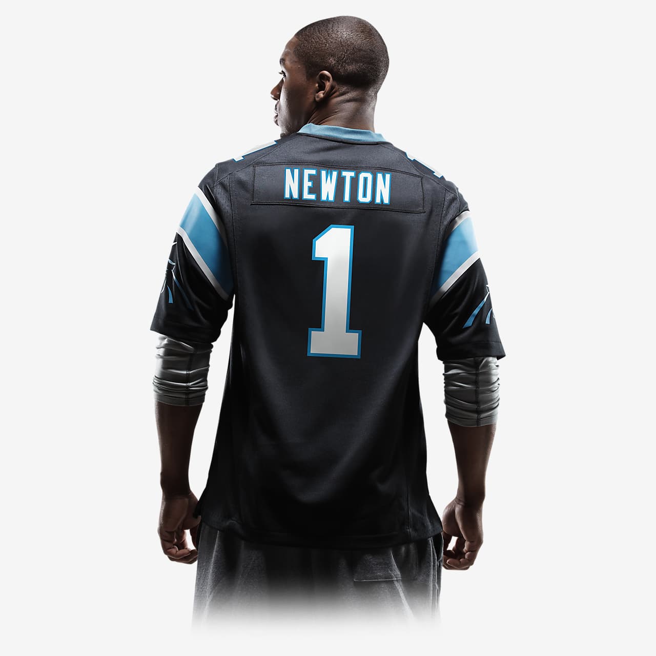 what is the c on cam newton's jersey