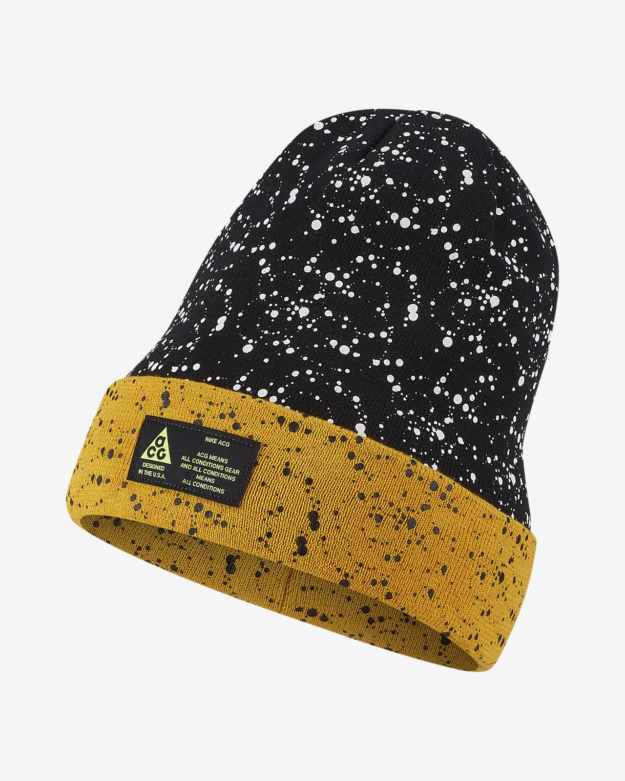 nike acg beanie black