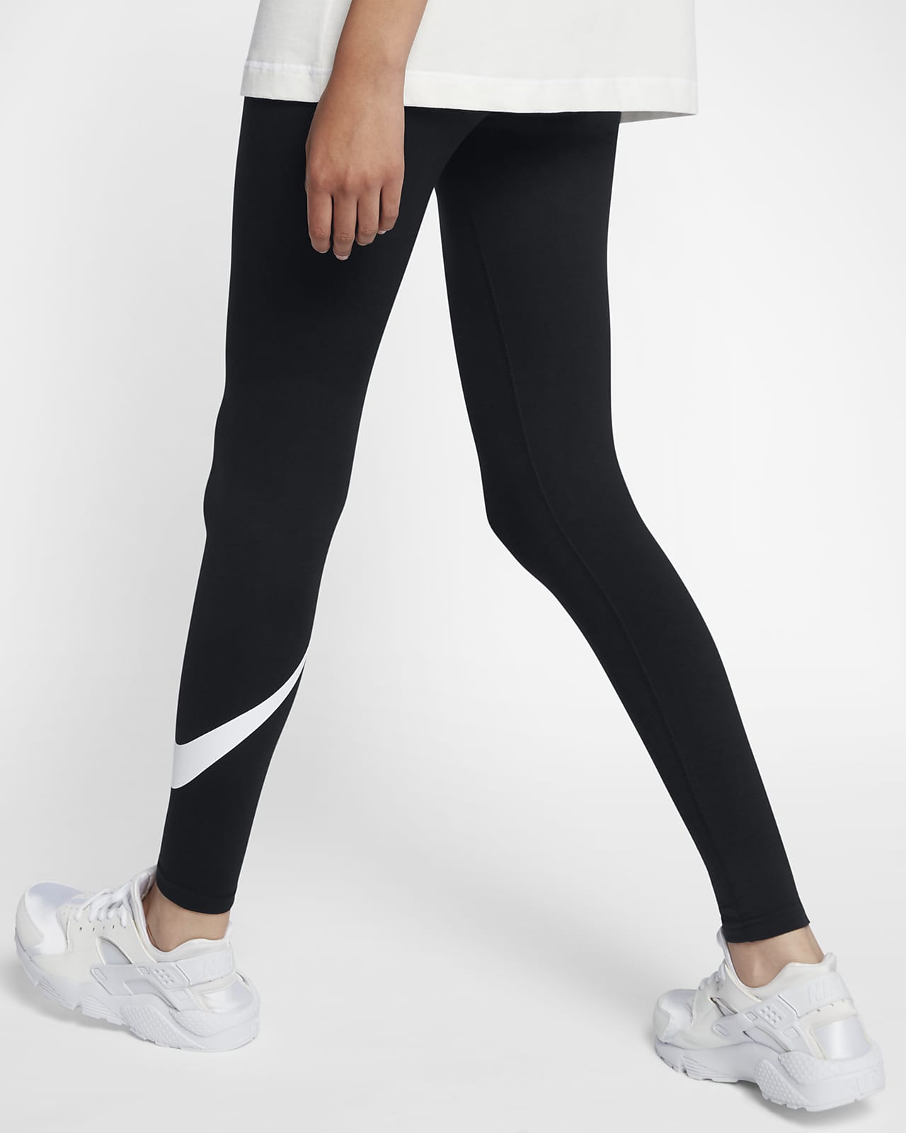 nike high waisted swoosh leggings