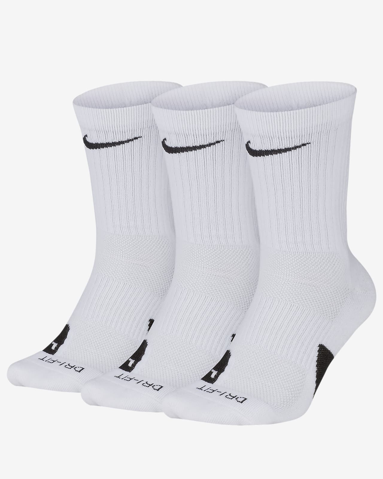 white and gold nike elite socks