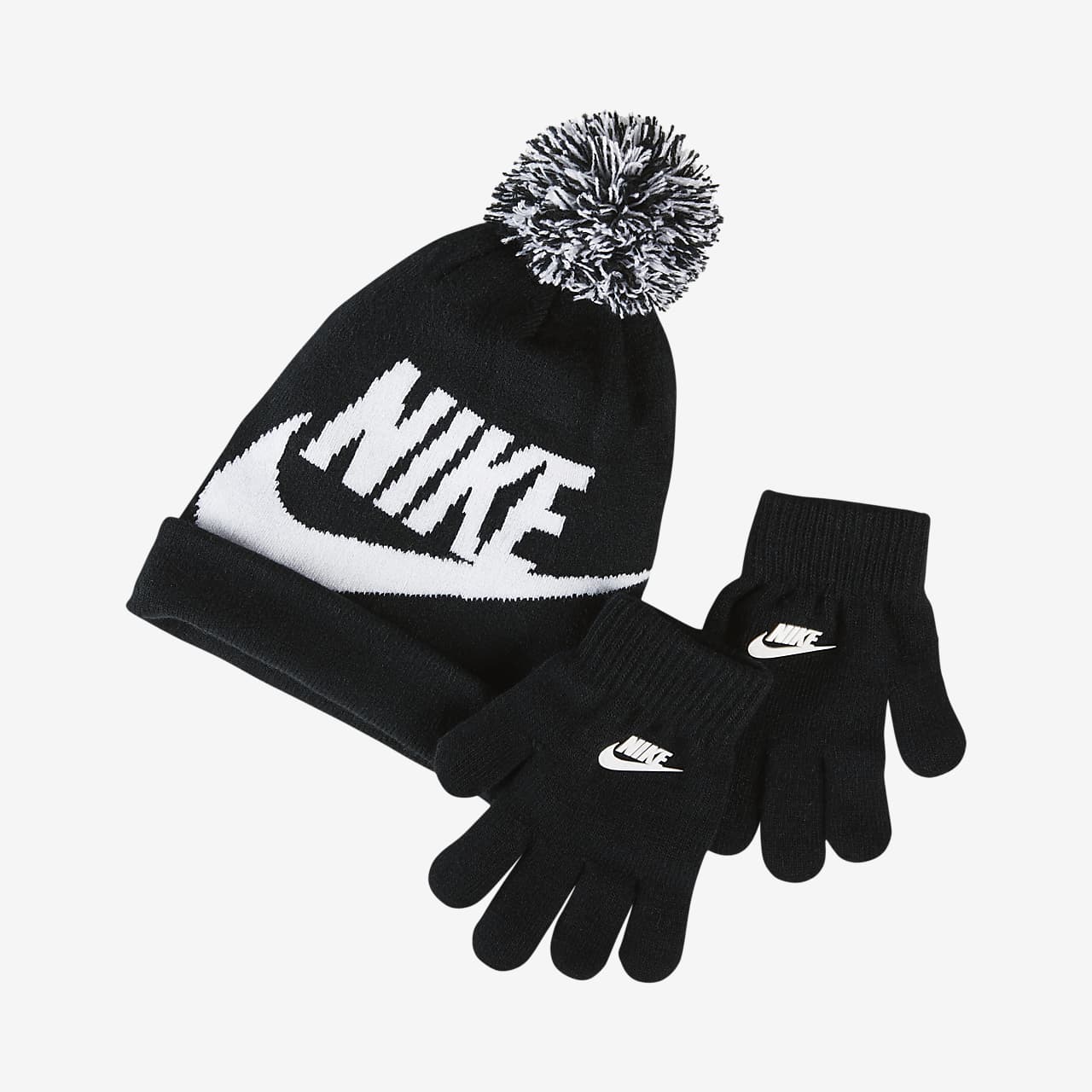 Nike Little Kids' Beanie and Gloves Set. Nike.com