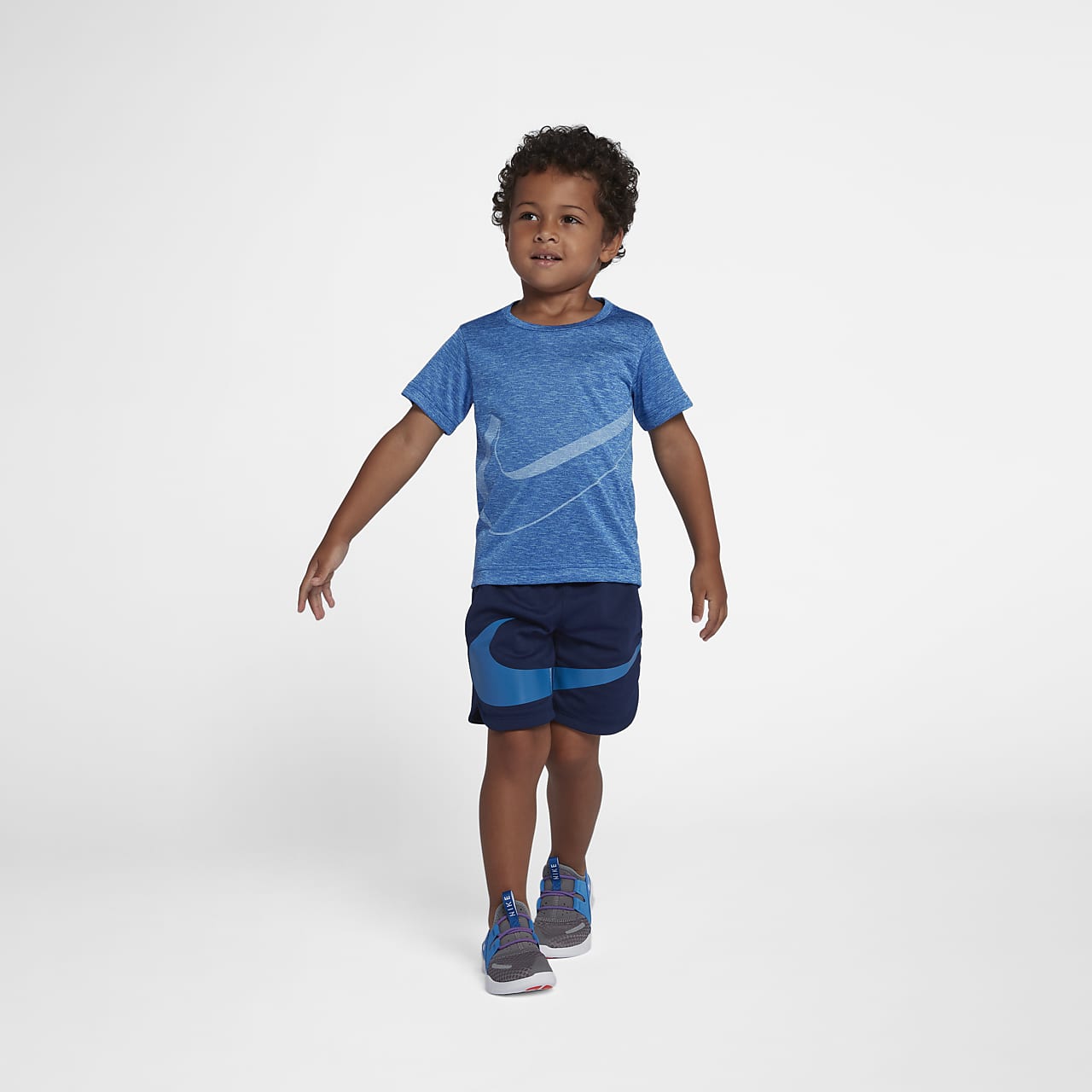 t shirt nike bambino blu