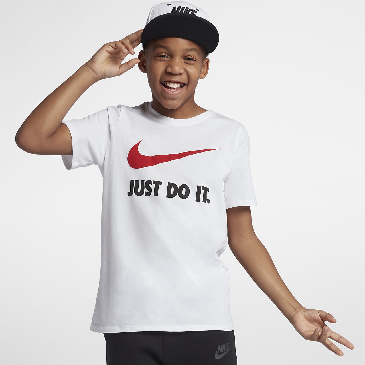 Nike Just Do It Swoosh Older Kids Boys T Shirt Nike Au