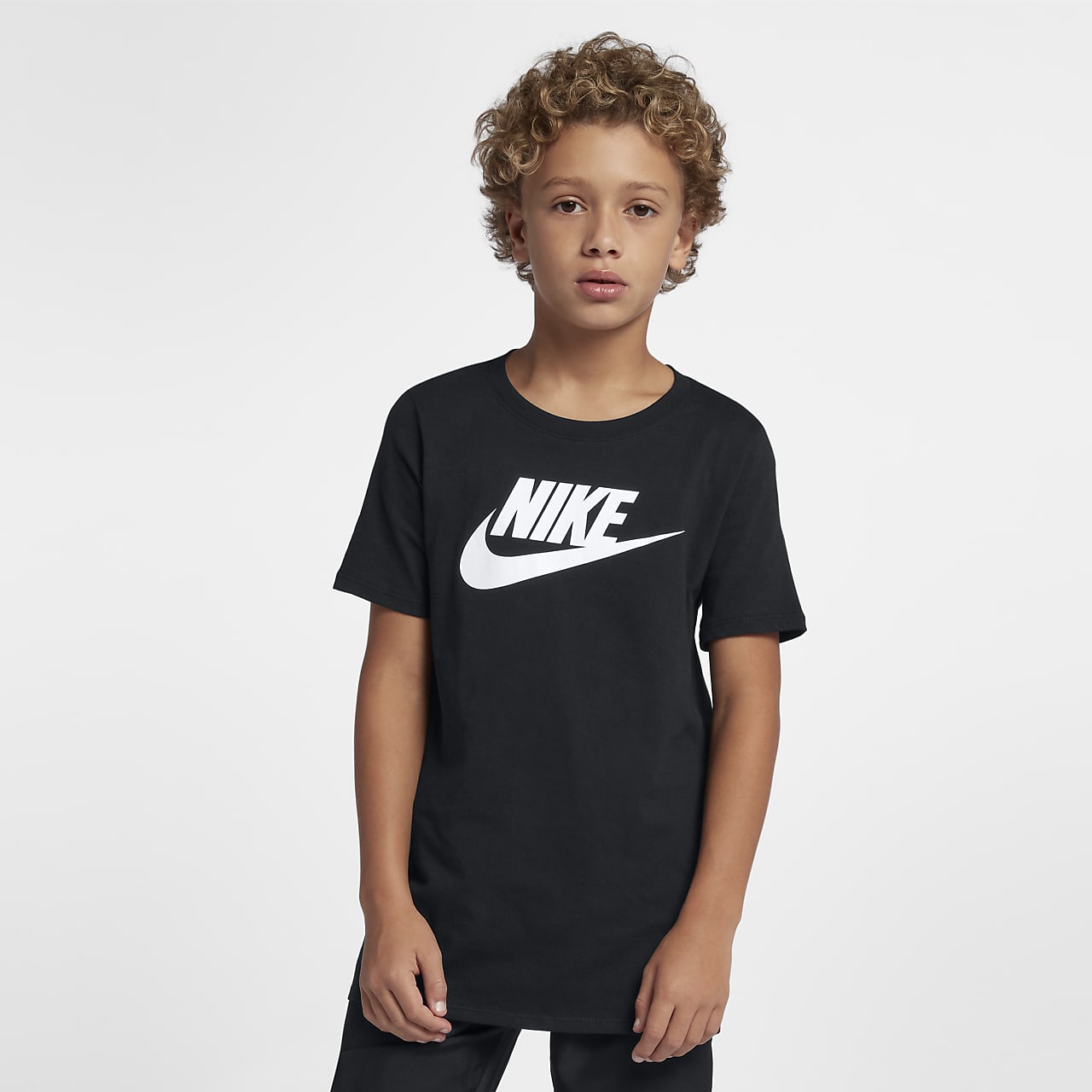 t shirt nike bambino grigio