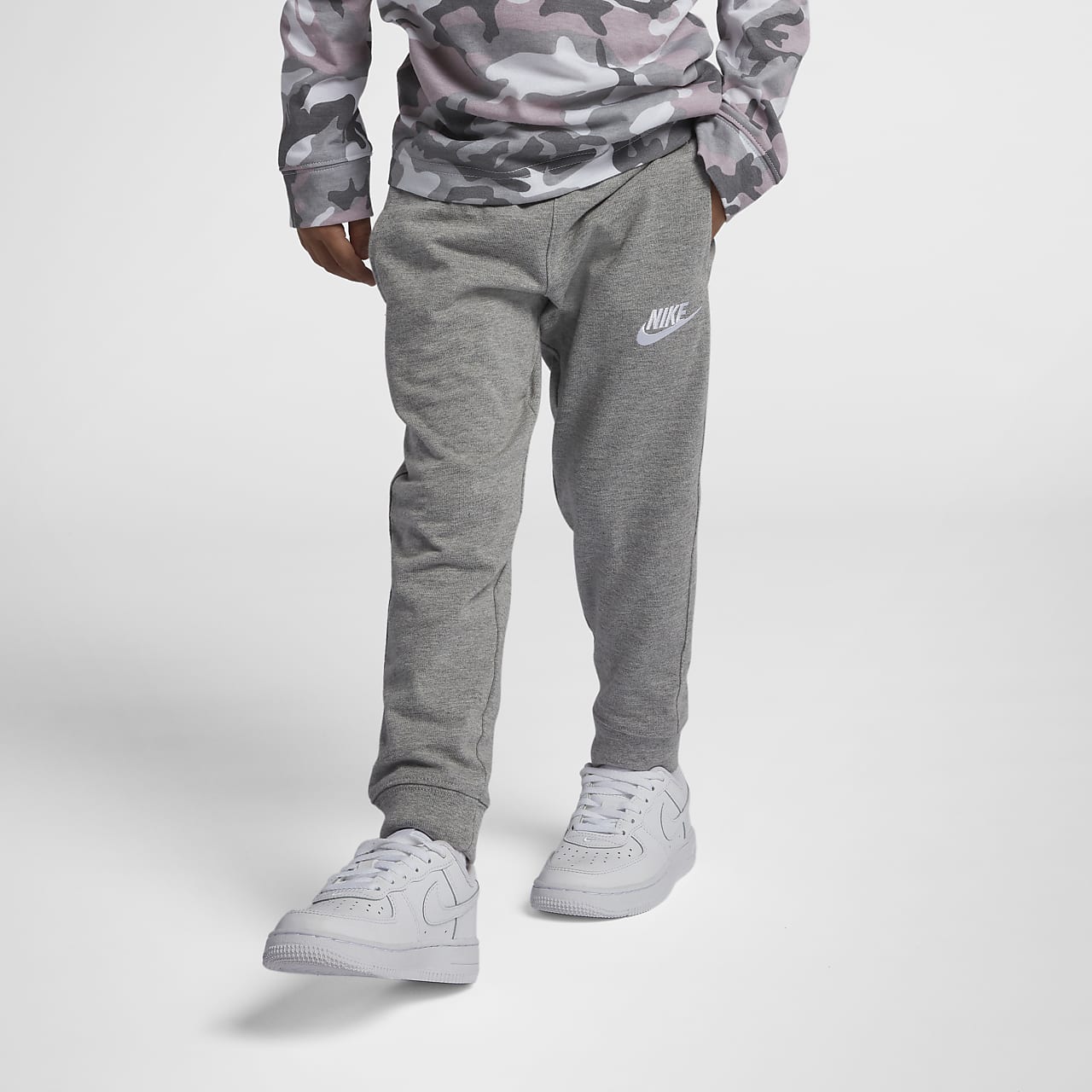 kids grey nike joggers