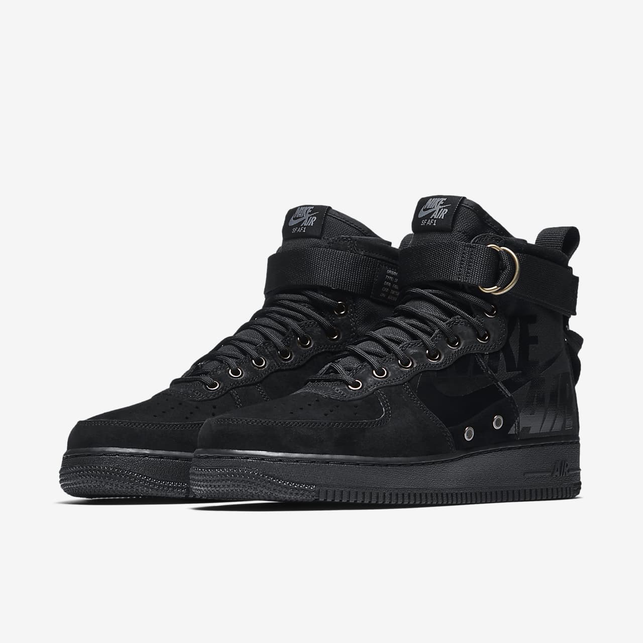 nike sf air force 1 nere e bianche