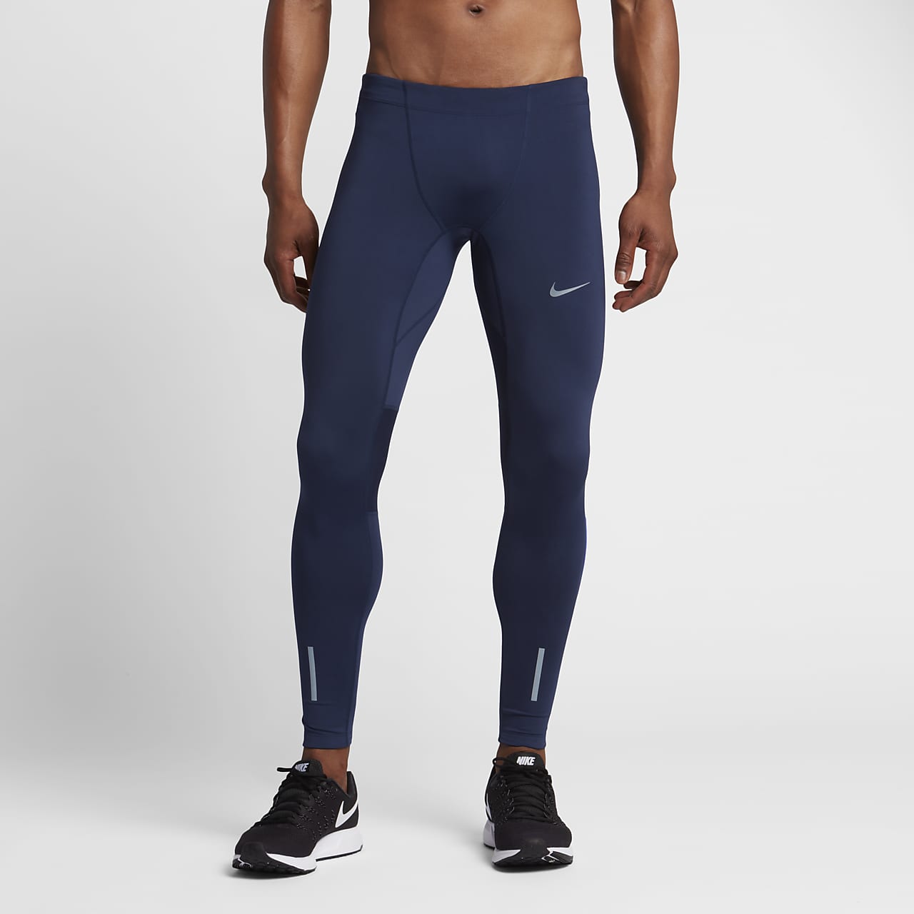 nike running tights blue