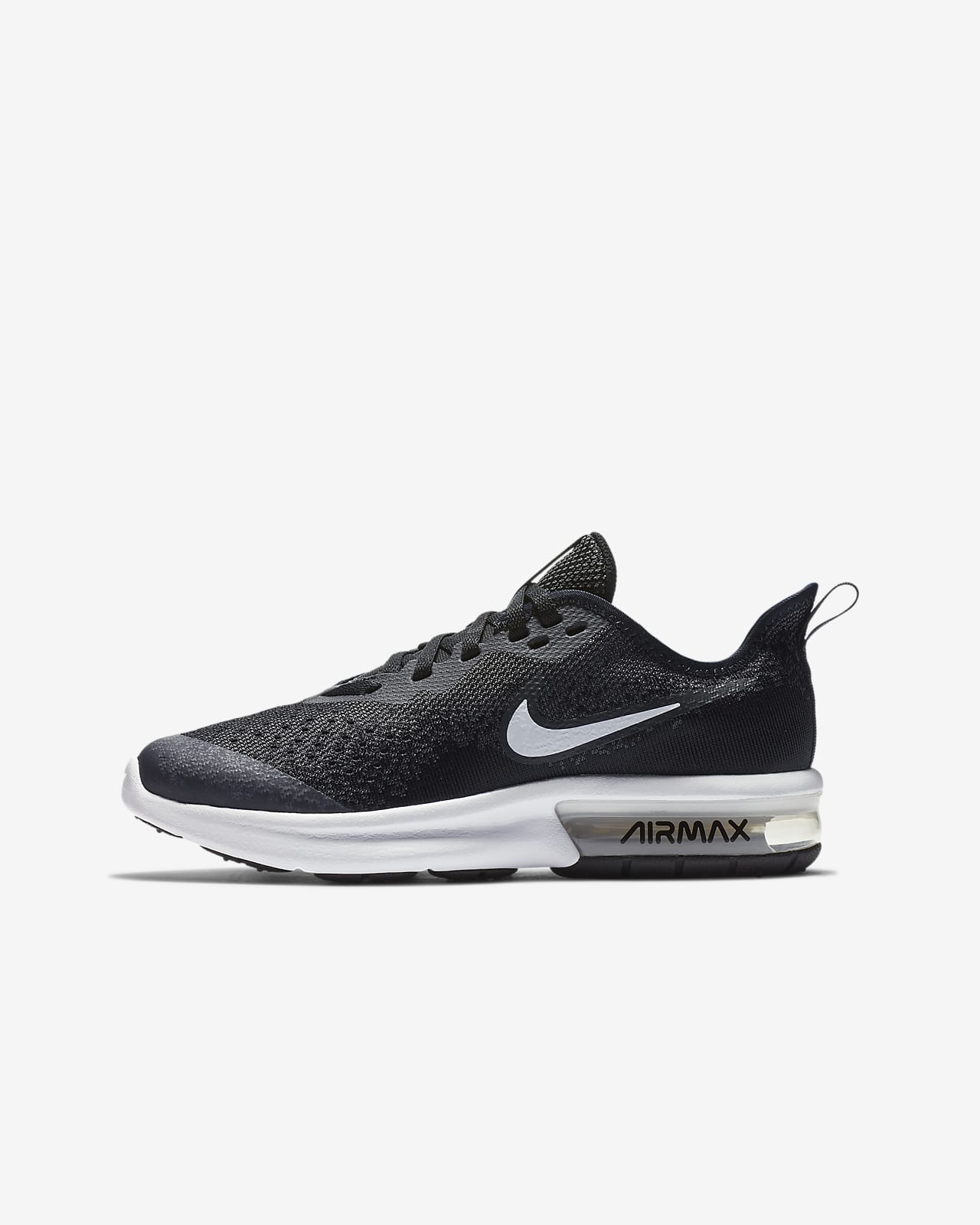 nike air max sequent 4 black white online -