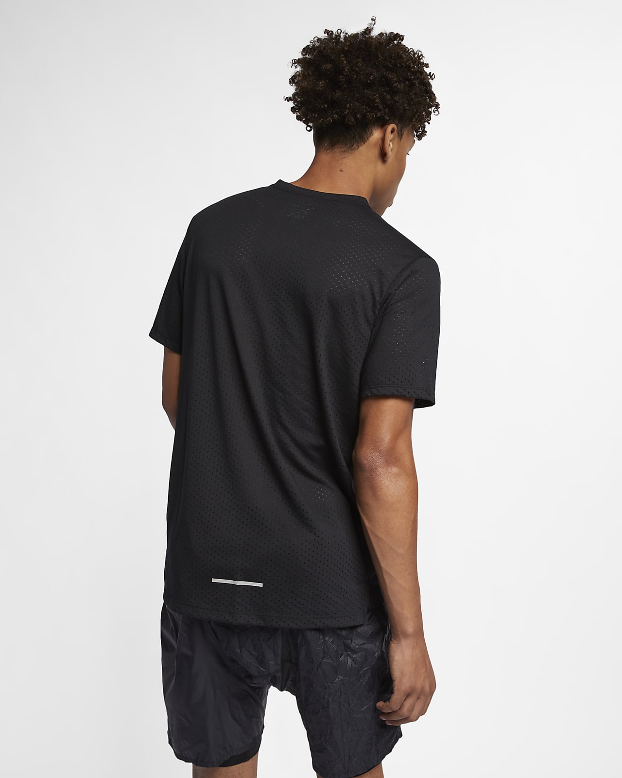 nike black running top