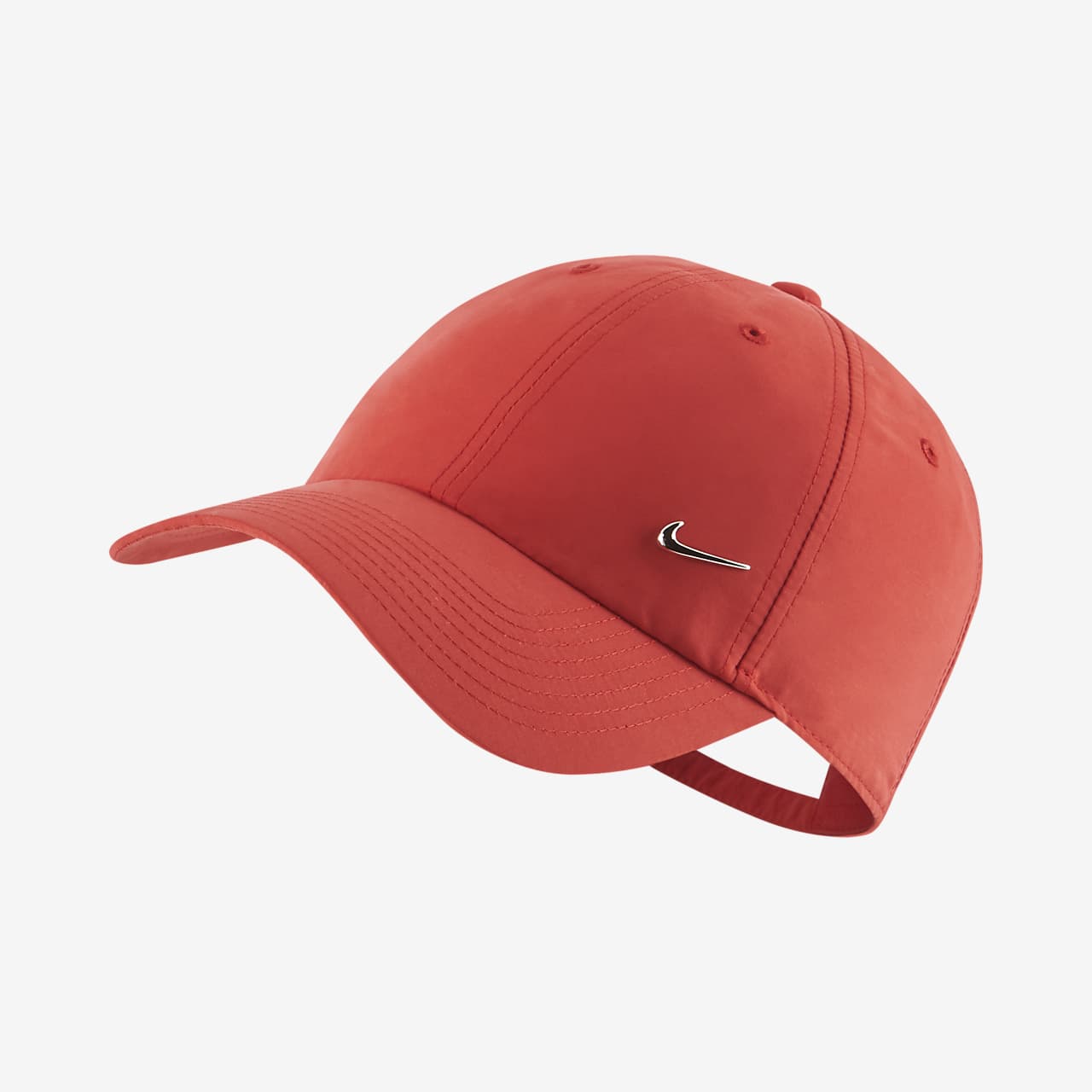 nike cap metal logo