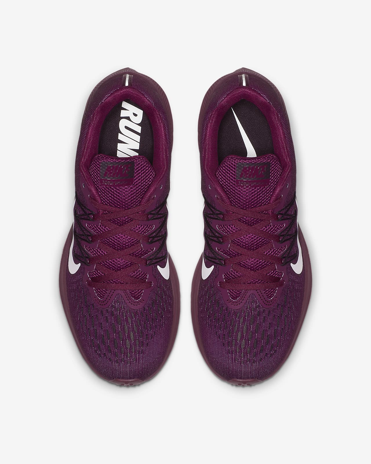 burgundy nikes womens