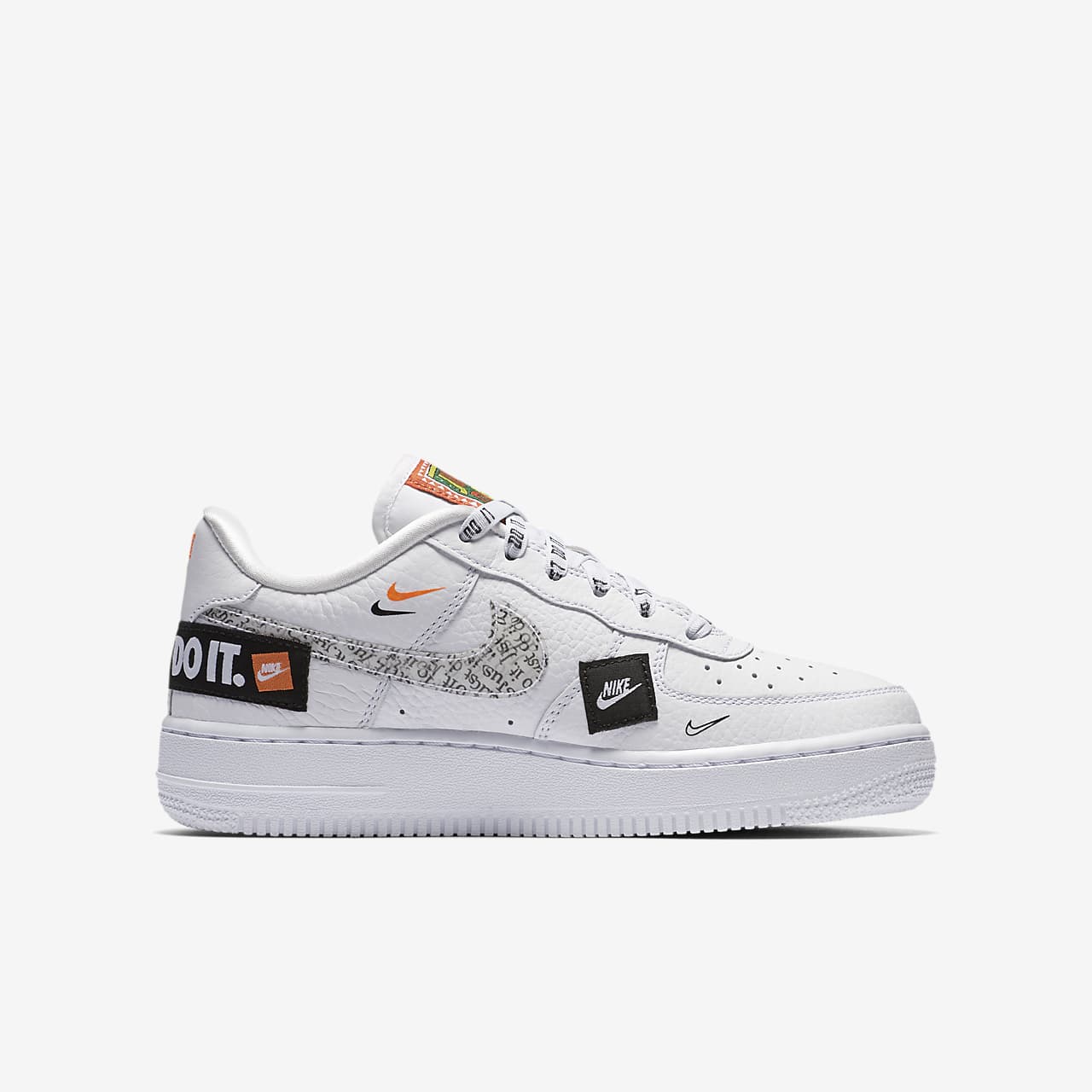 nike air force 1 07 premium white just do it
