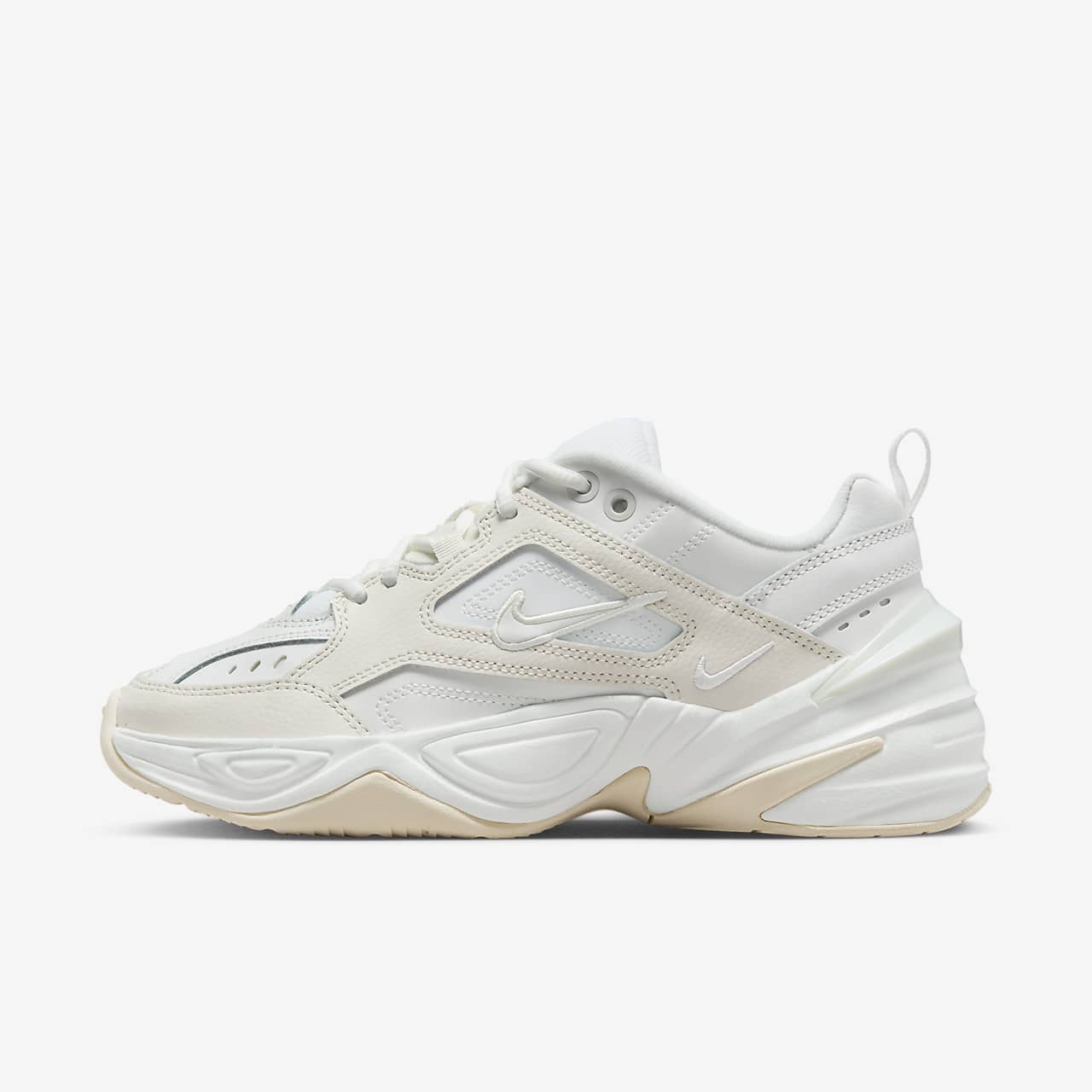 nike m2k tekno triple white womens