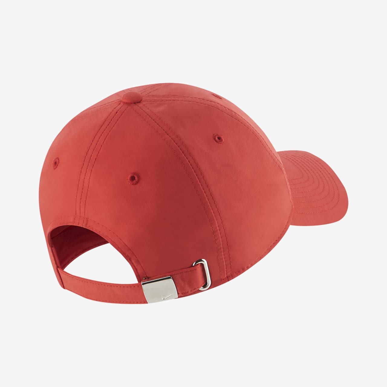 nike metal swoosh cap red