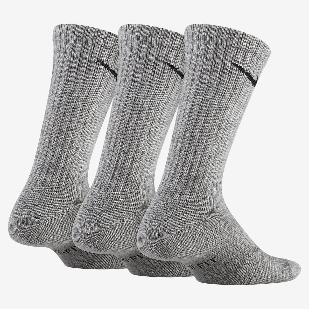 gray nike socks