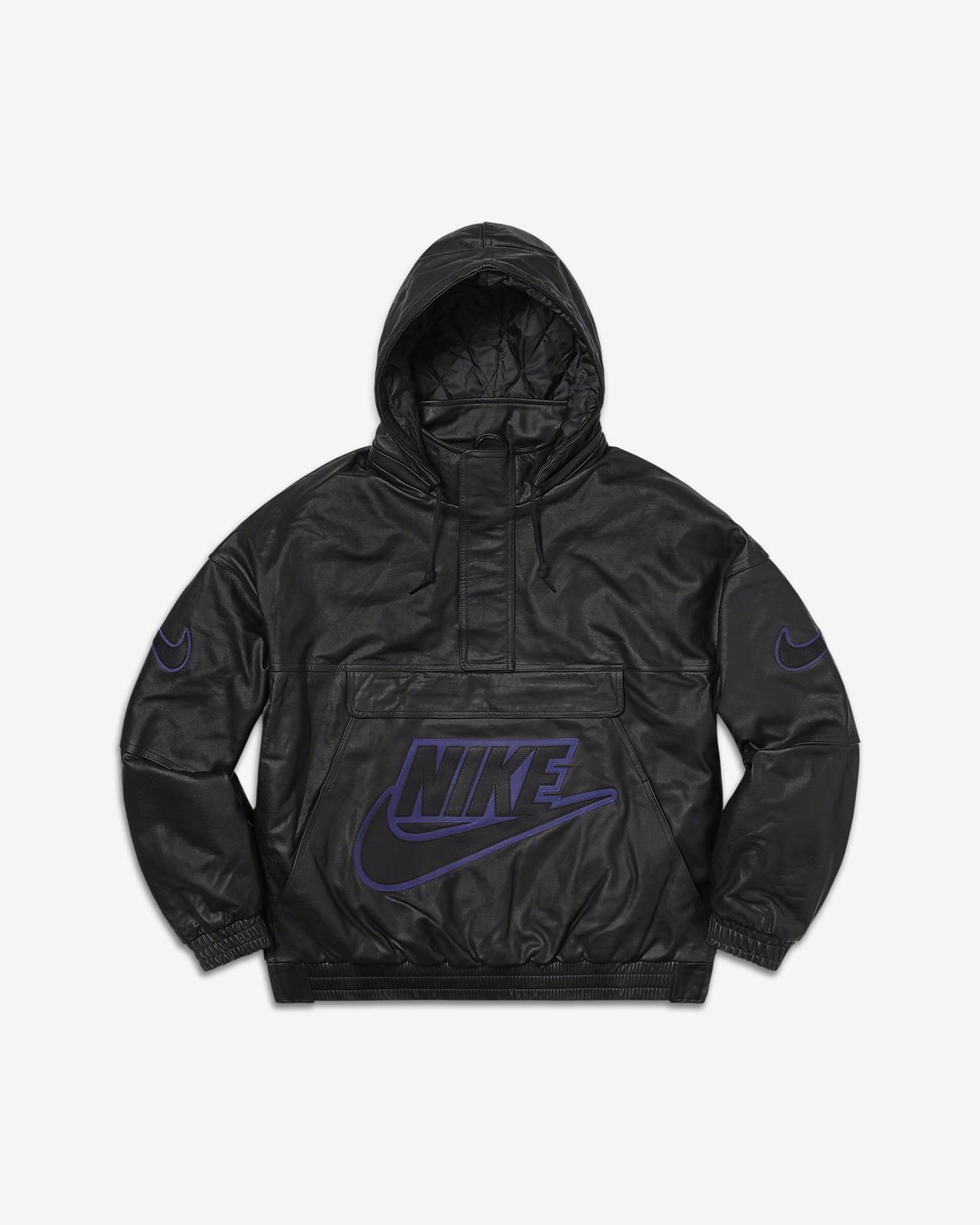 supreme leather bomber jacket