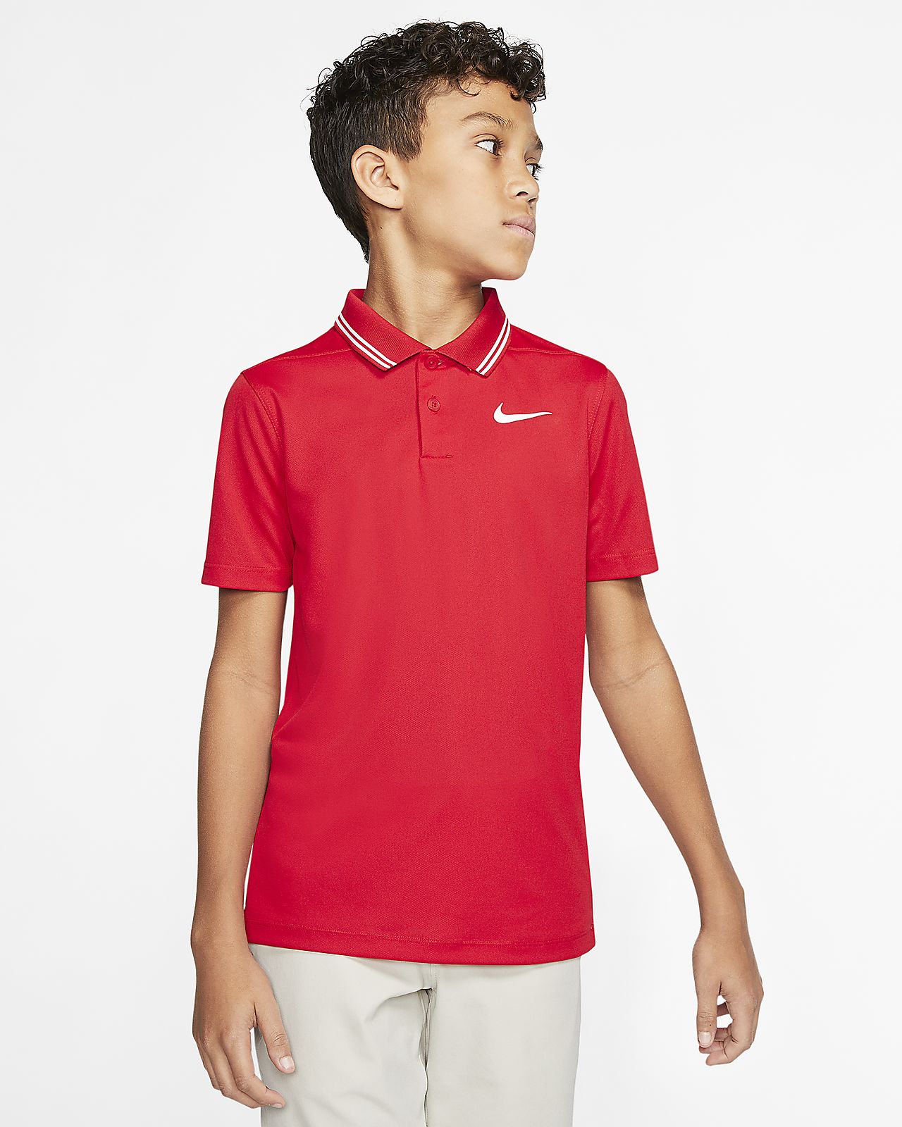 nike no collar polo