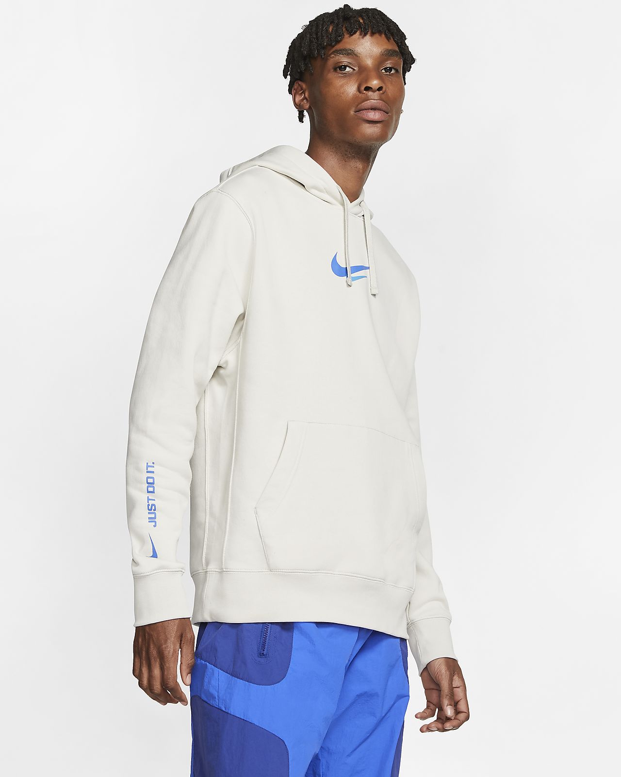 nike light bone hoodie