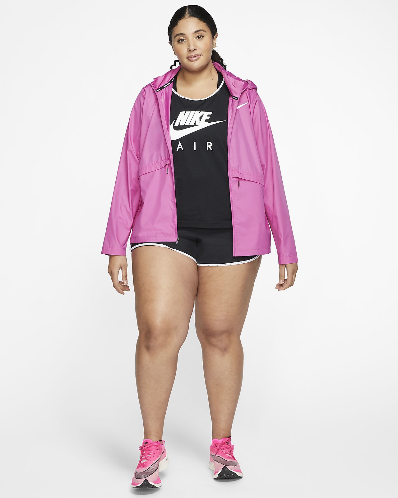 nike plus size running jacket