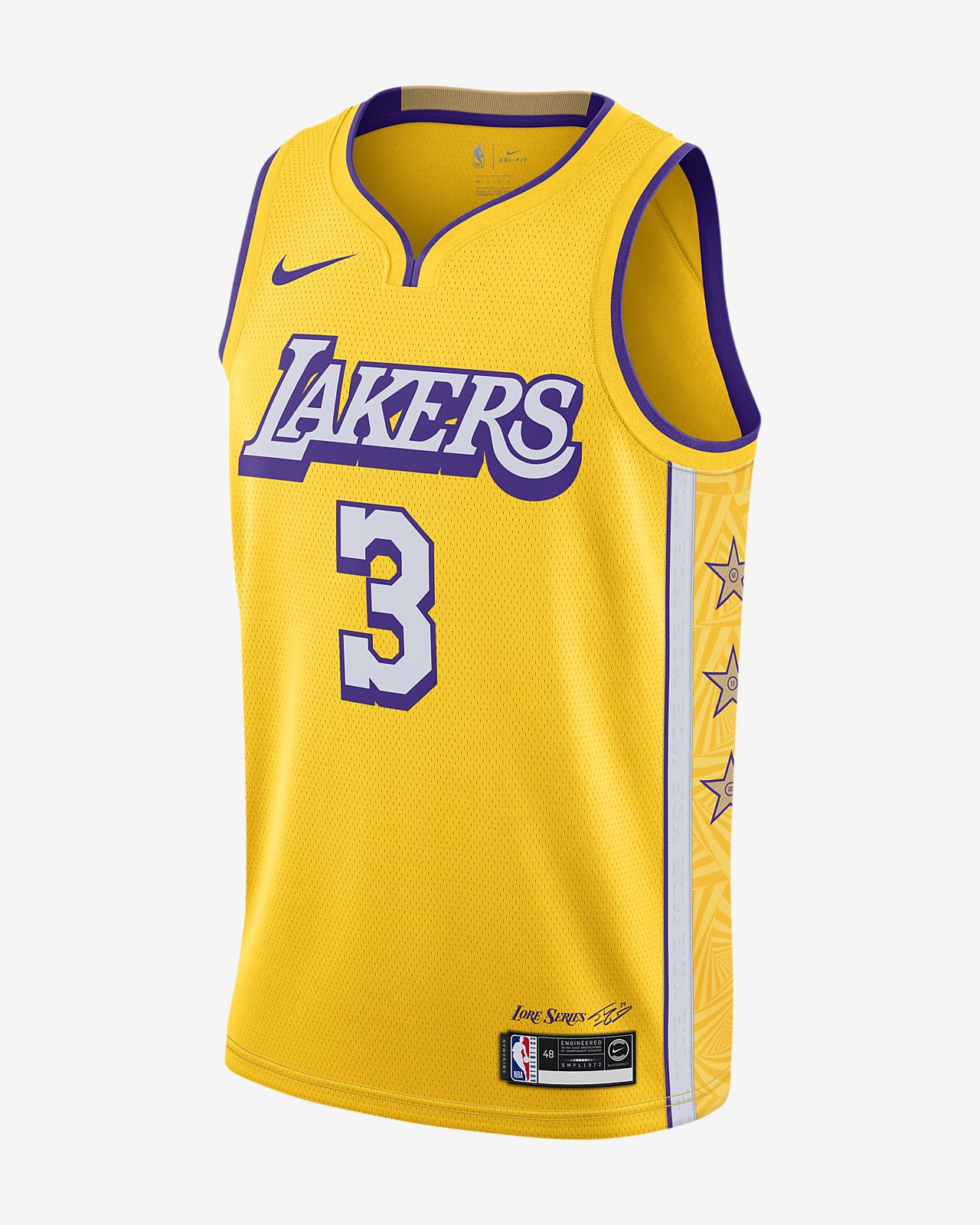 Anthony Davis (nba) Lakers - City Edition Men's Nike NBA ...
