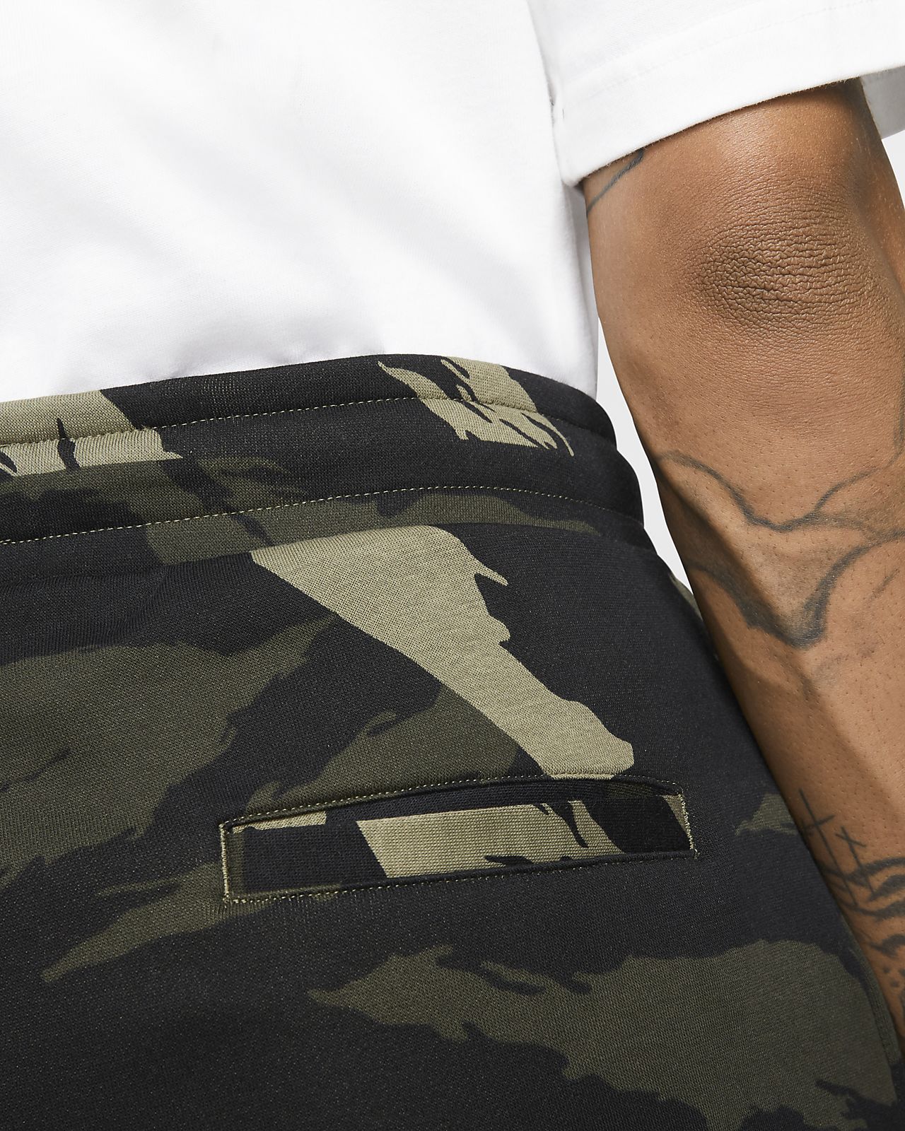 Pantalones Camuflados De Tejido Fleece Jordan Jumpman Nike Cl