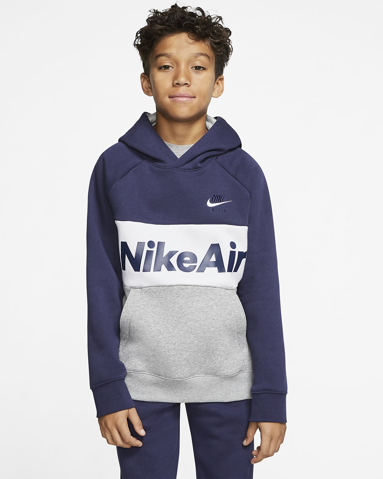 nike air max overhead hoodie junior