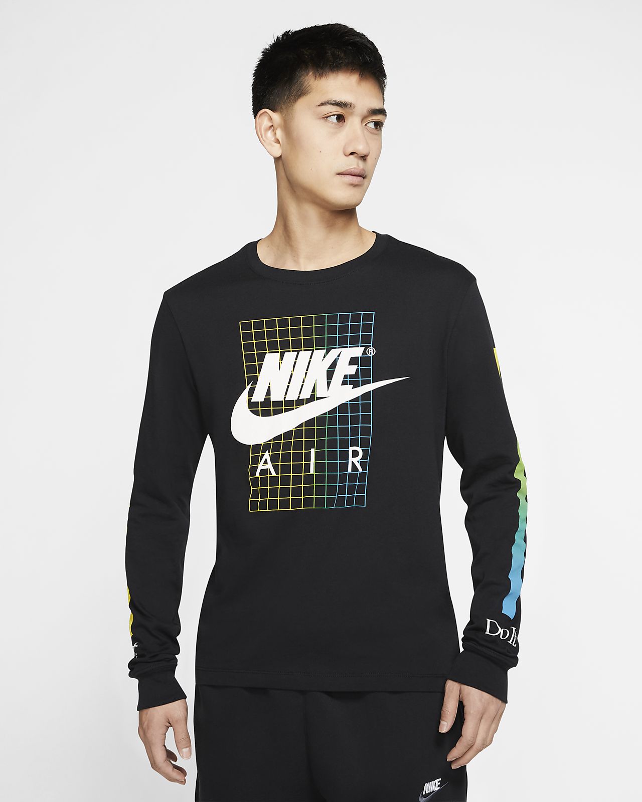 playera manga larga nike