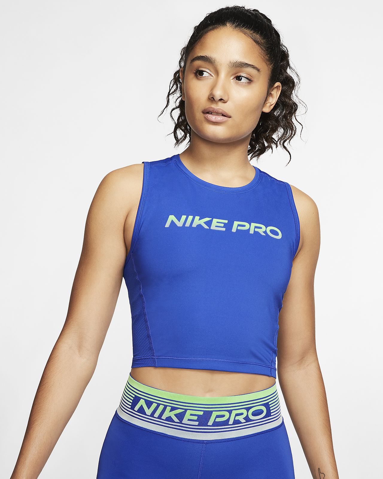 Nike Pro Women's Cropped Tank. Nike AE