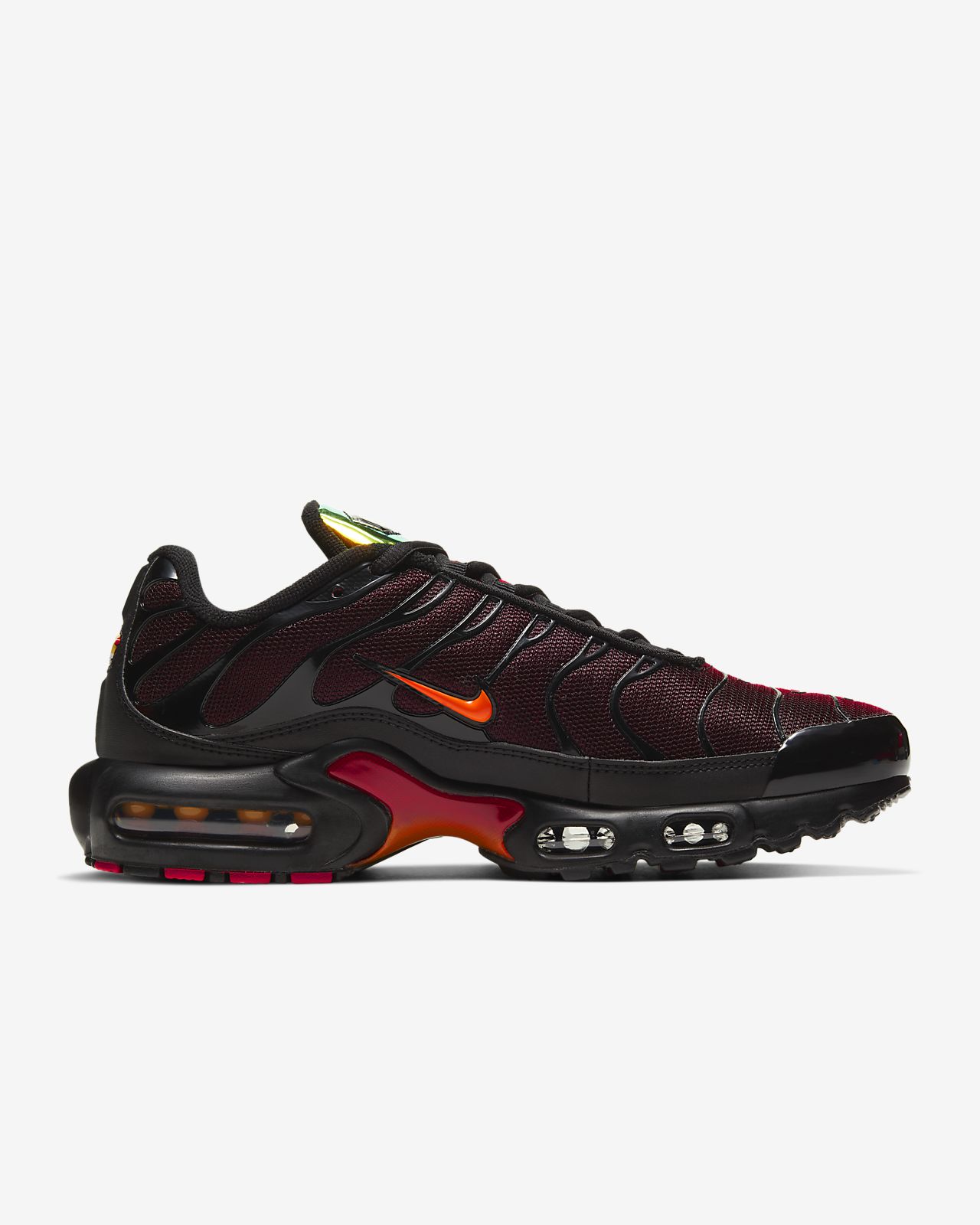 nike air max plus men's orange