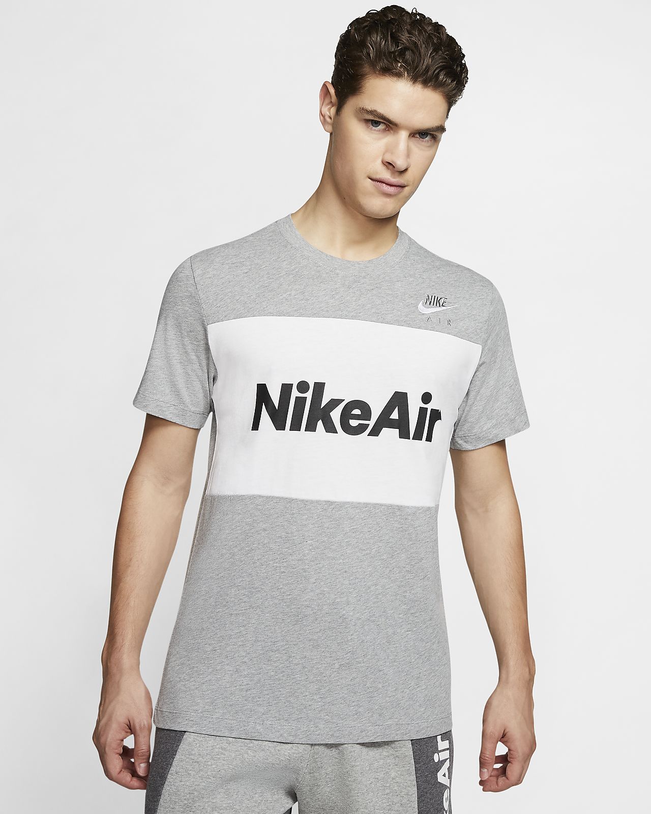 nike air grey t shirt