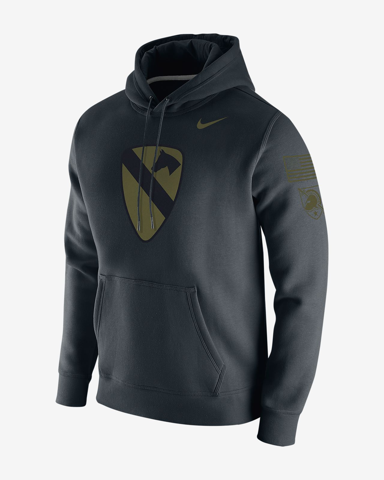 Nike College Club Fleece (Army) Pullover Hoodie. Nike.com