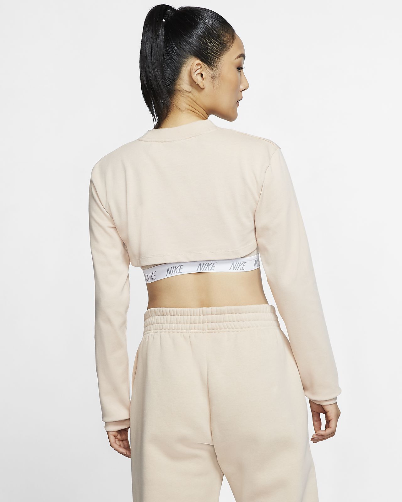 crop top nike manche longue