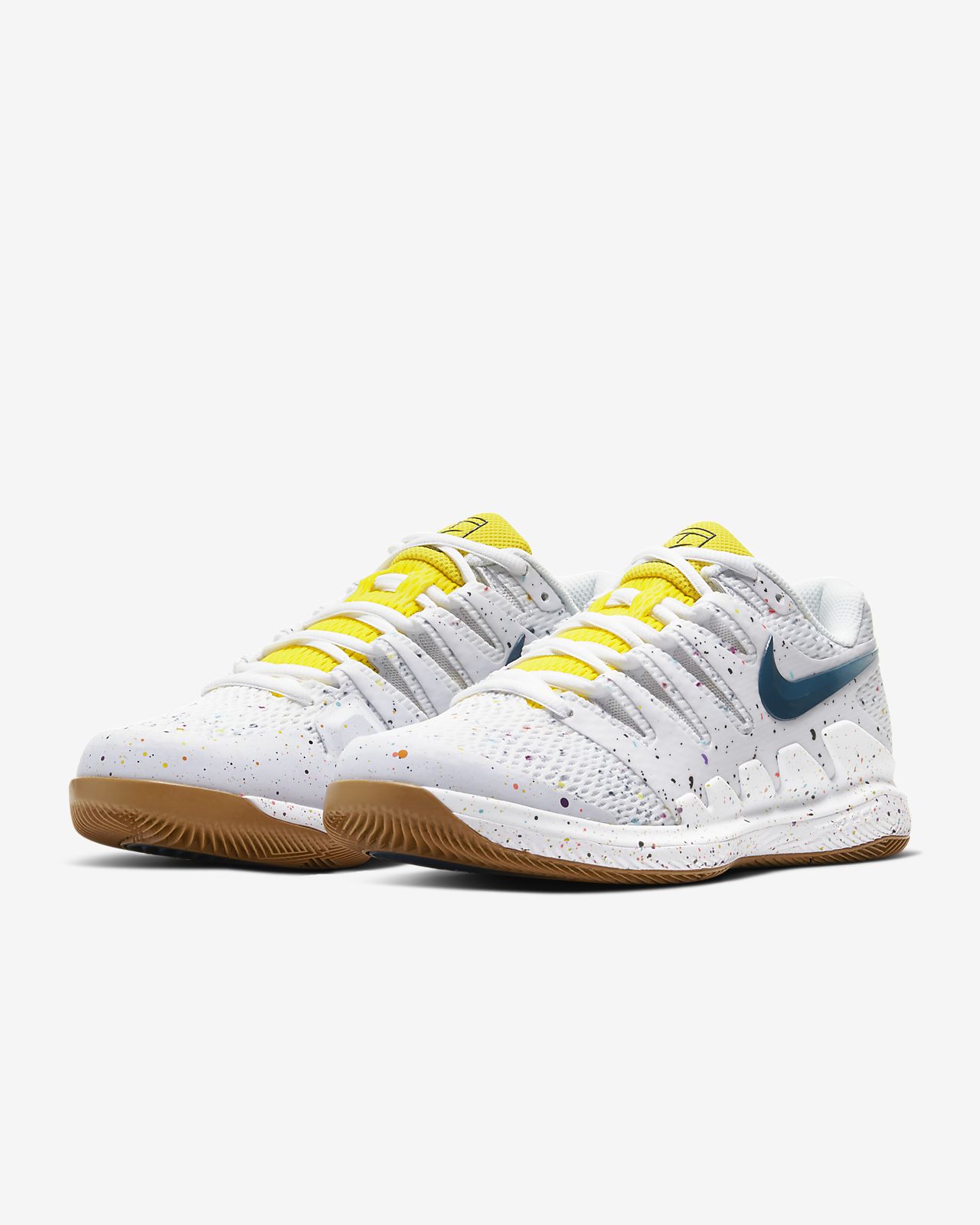 nike women's air zoom vapor x tennis shoes wheat and black