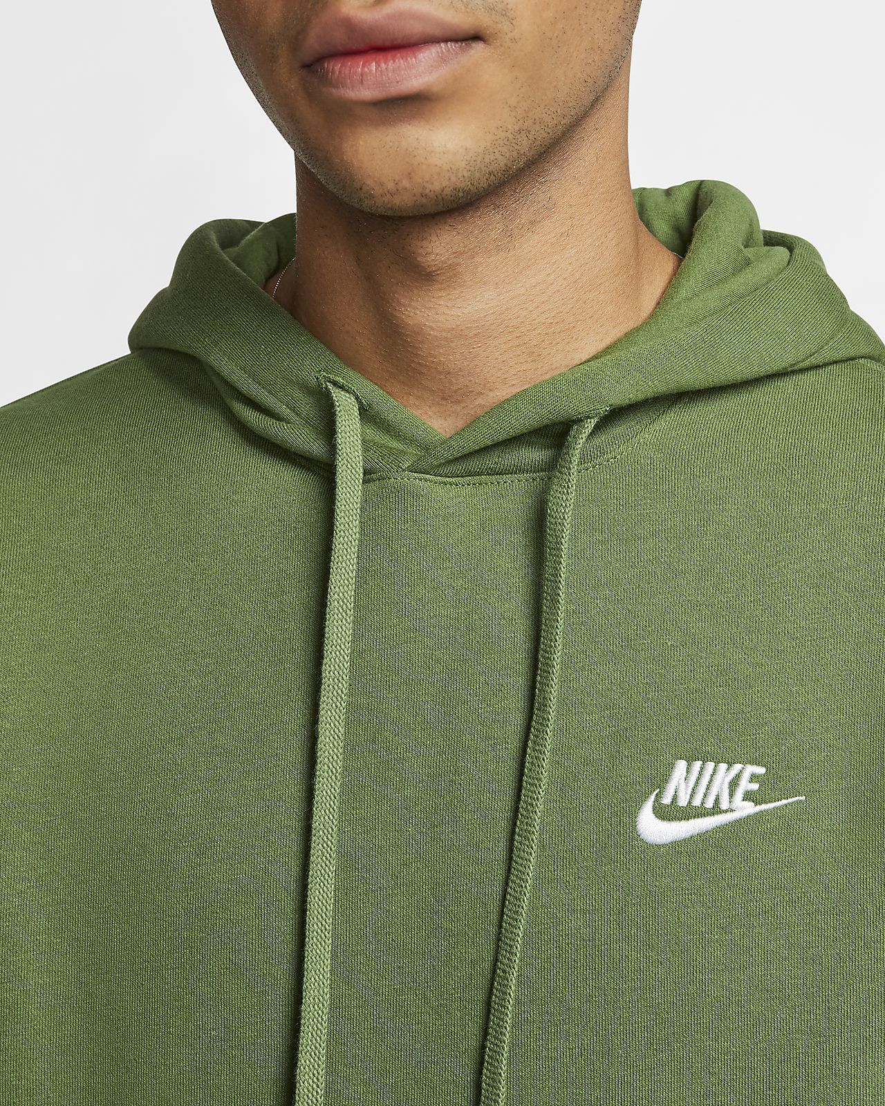 nike sportswear club fleece green