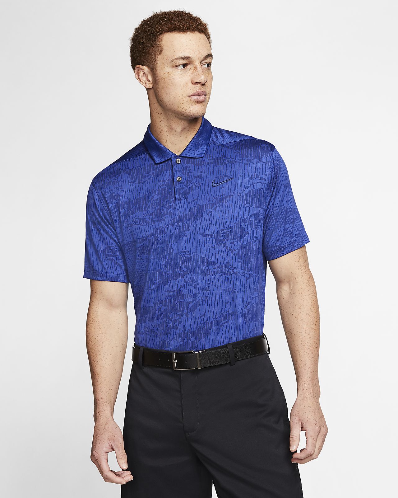 nike men's camo golf polo