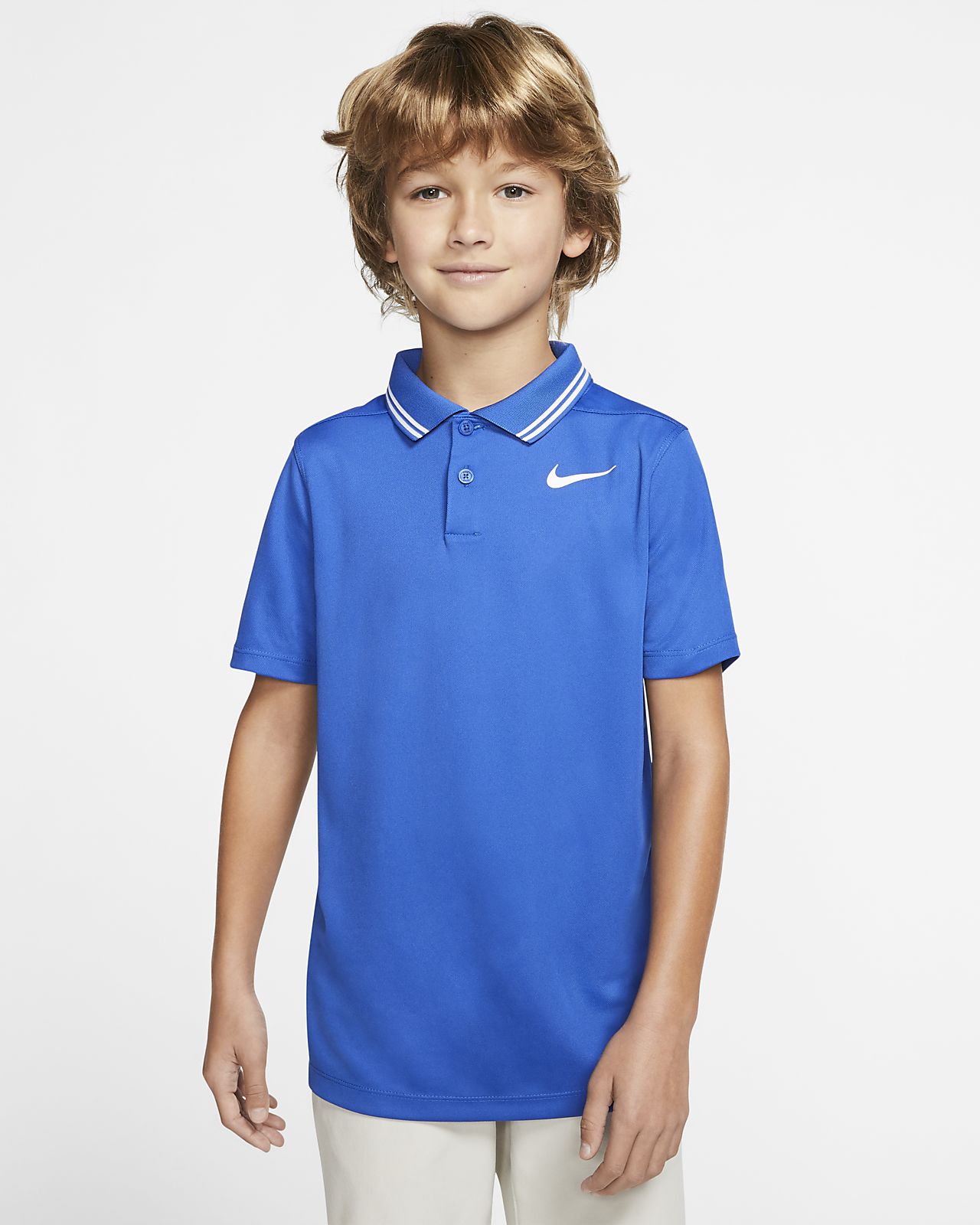 dri fit boys polo