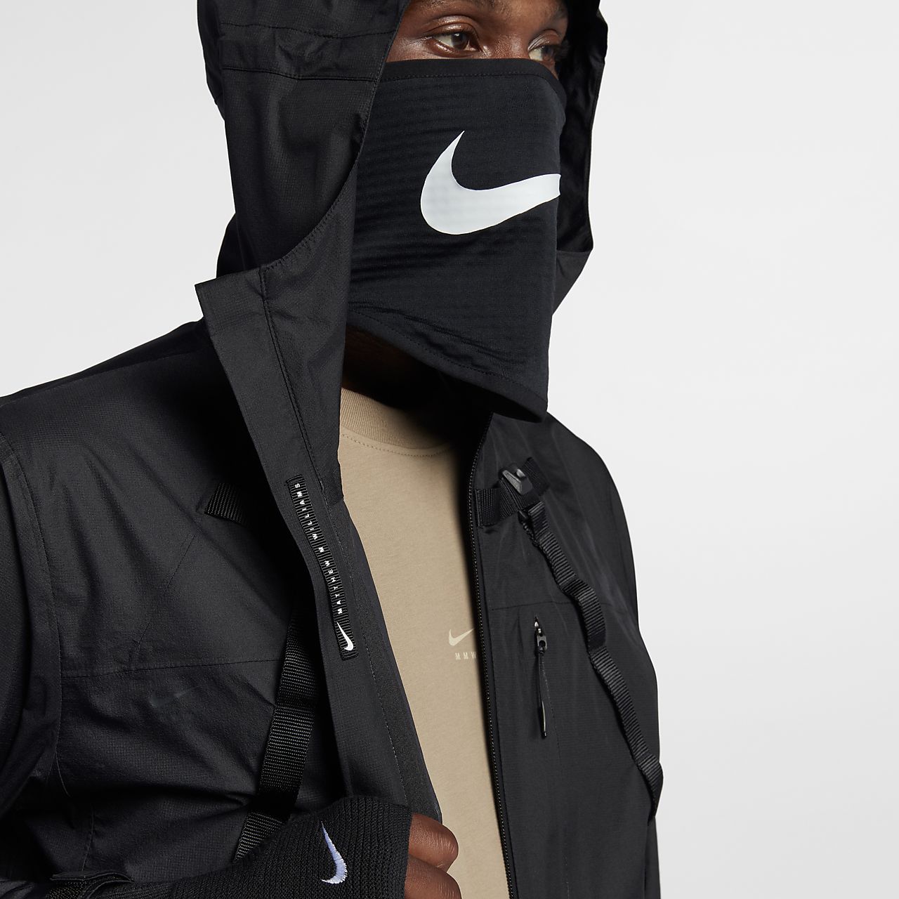 nike face mask hoodie