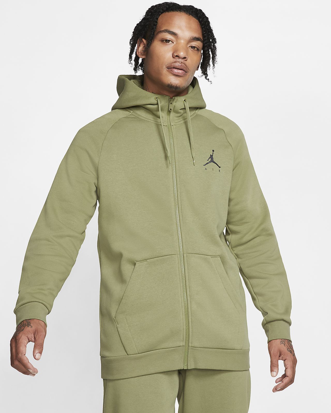Jordan Jumpman Fleece Hoodie mit durchgehendem Reißverschluss für Herren Jordan Jumpman Fleece Hoodie mit durchgehendem Reißverschluss für Herren
